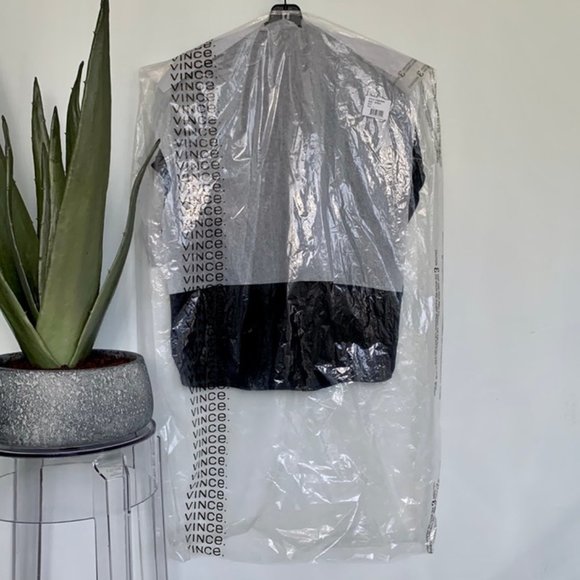 Vince Short Sleeve Wrap Blouse in Black - Picture 6 of 6